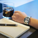 Seiko - PROSPEX SOLAR chronograph herreur med stål lænke - Model: SSC813P1