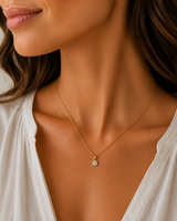 14kt Vedhæng med diamant 0,14 ct w/si