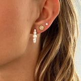 Jeberg Jewellery - Cordelia Pearly Hoops, sølv - Model: 51520