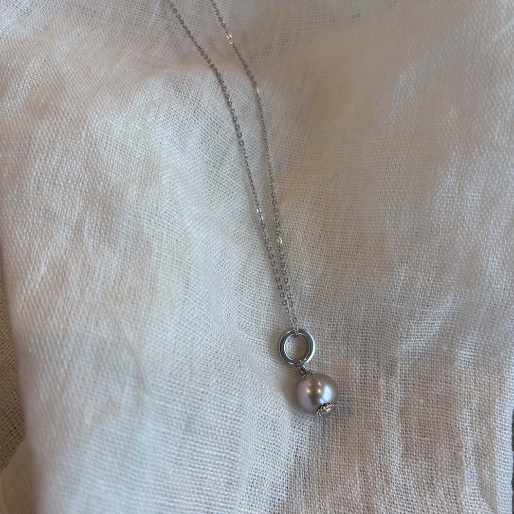 Christina Grey Pearl Dream charm i sølv – model 610-S09GREY – billede 5