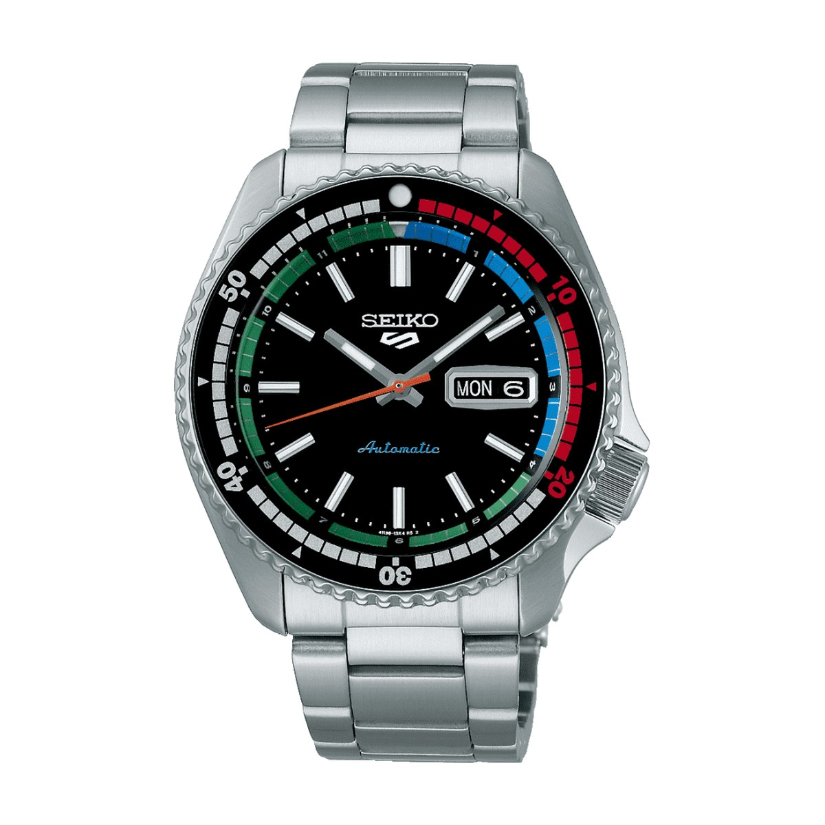 Seiko - Herreur, Stål med lænke og automatik værk - Model: SRPK13K1