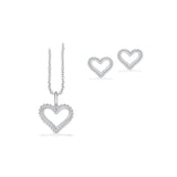 Scrouples - Smykkesæt Sølv hjerte - Model: PX1175