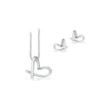 Scrouples - Smykkesæt Sølv hjerte - Model: PX1177