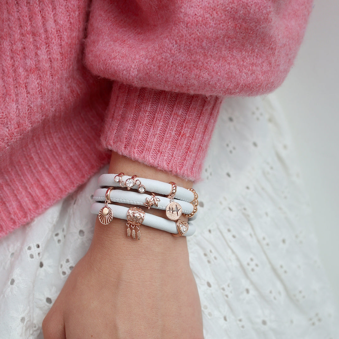 Christina Twist charm i rosaforgyldt sølv – model 630-R137 – billede 3