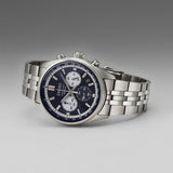 Seiko - Herreur, Stål med lænke og chronograph - Model: SSB427P1