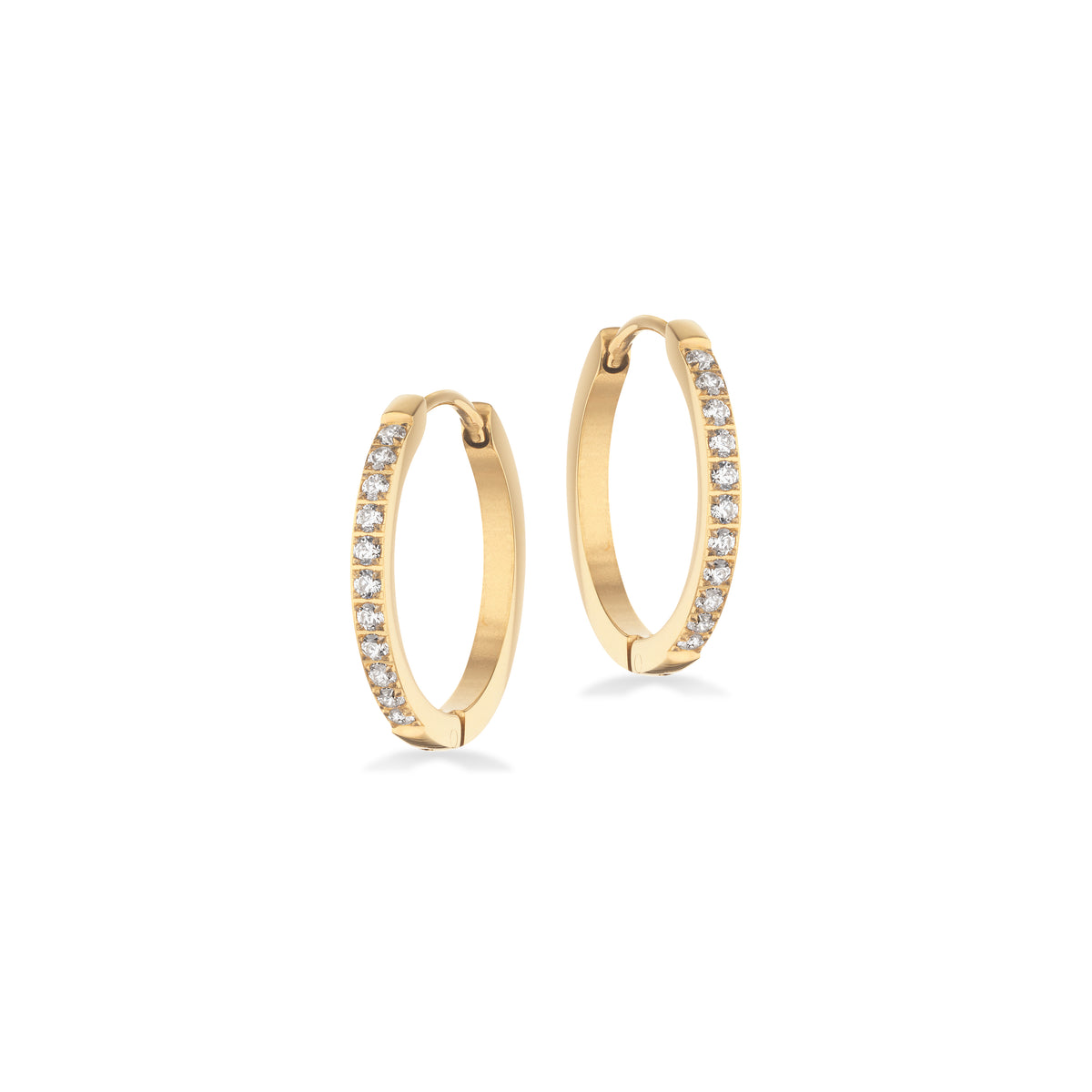 Scrouples - Creoler, Forgyldt stål 2 x 19 mm - Model: ST10059