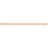 Scrouples - Armbånd, forgyldt stål, Figaro - Model: ST30006A,L