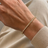 Scrouples-Molly tennisarmbånd cubic zir. messing fg.18 cm-model ST30103A,M