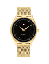 Tommy Hilfiger - Herreur, forgyldt stål med lænke - Model: 1710469