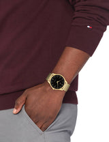 Tommy Hilfiger - Herreur, forgyldt stål med lænke - Model: 1710469