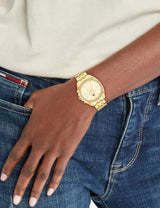 Tommy Hilfiger - Dameur Mellie, forgyldt stål med lænke - Model: 1782803