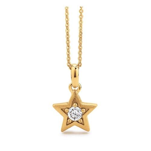 Køb Aagaard - FORG. SØLV COLLIER M/SY.ZIRCONIA - Modelnr.: 03321503-45 hos Guldsmed Smeds