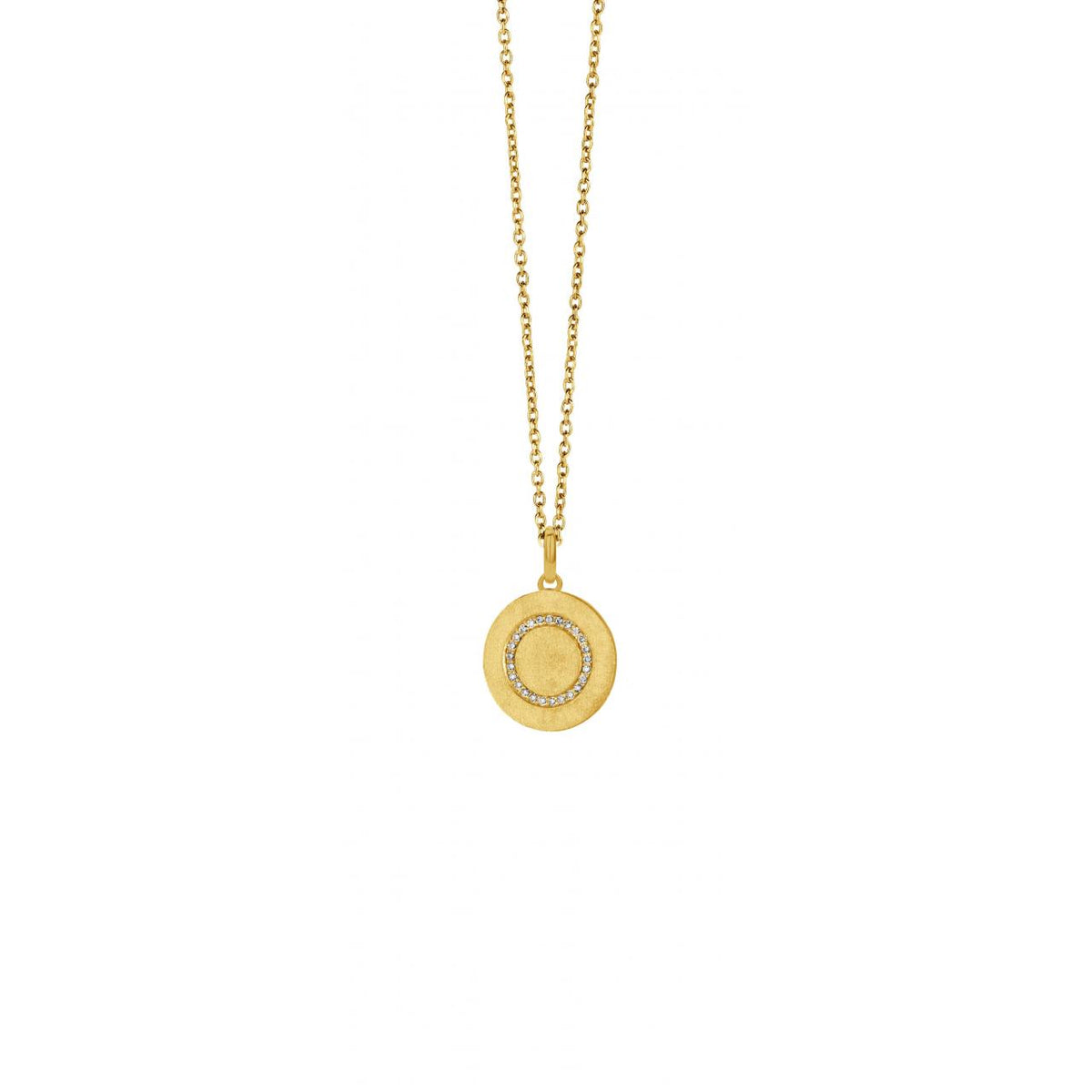 Køb SPIRIT ICONS - IRIS , VEDHÆNG I FORGYLDT SØLV MED ZIRKON - MODEL: 10082-45 hos Guldsmed Smeds