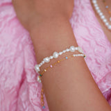 Enamel - Forgyldt Pealie armbånd - Model: B79G