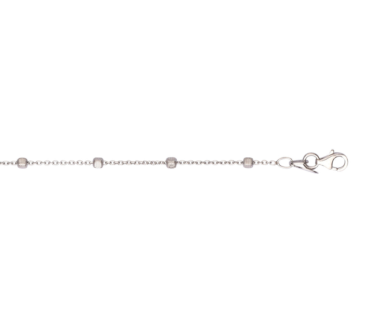 Køb L&G - Armbånd sølv rho. - m. firkanter - Modelnr: LG-106962 hos Guldsmed Smeds