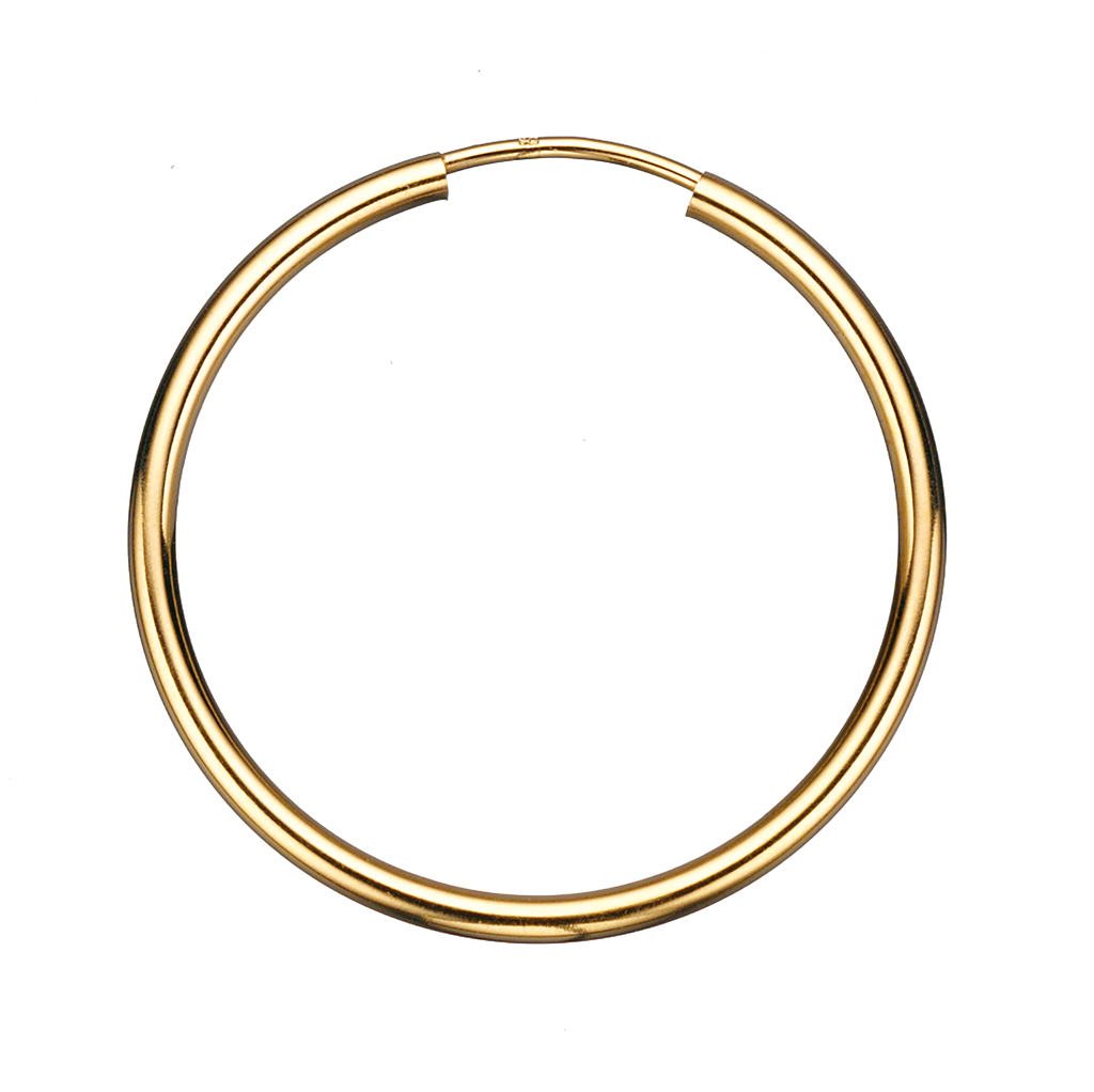 Køb Scrouples - Ørecreoler 30 mm 14 kt. - Model nr: 11305 hos Guldsmed Smeds