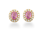 Køb Scrouples - Ørestik 14 kt. roset, pink safir m. 0,10 w/si - Model nr.: 119945 hos Guldsmed Smeds