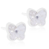 Køb Blomdahl - MP Butterfly 5 mm, Crystal - Model: 15-0199-01 hos Guldsmed Smeds