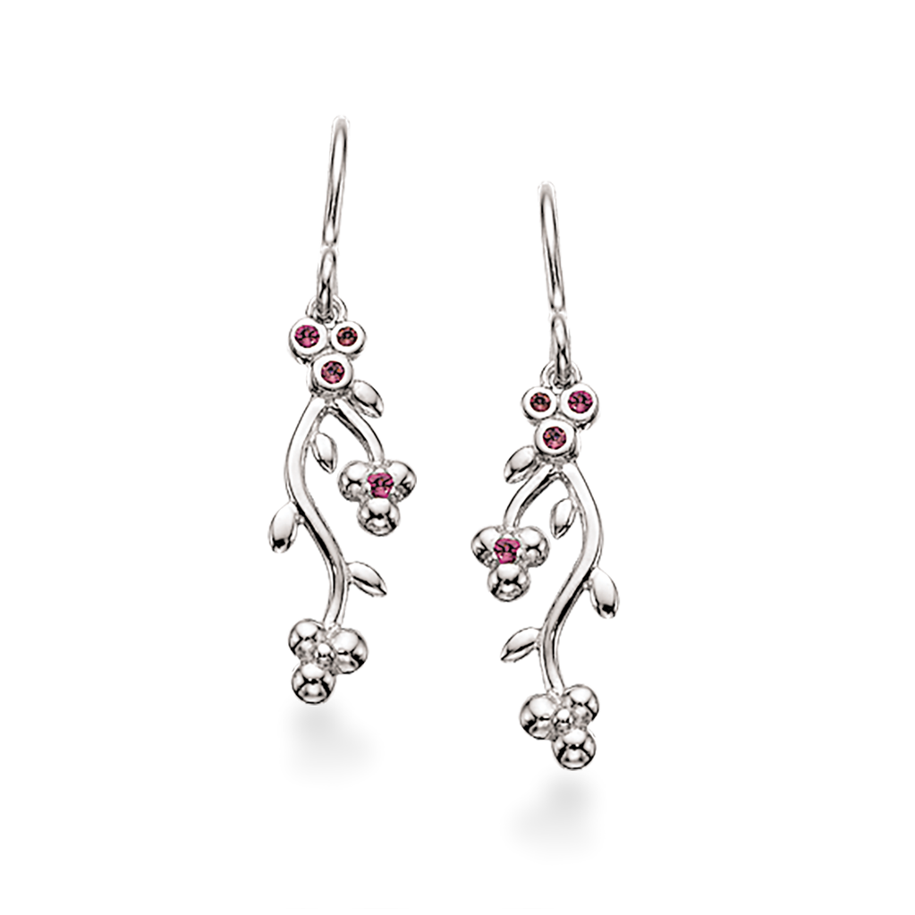 Køb Scrouples - PrimaVera ørebøjle pink syn. cubic zir. sølv rh. - Model: 152492 hos Guldsmed Smeds