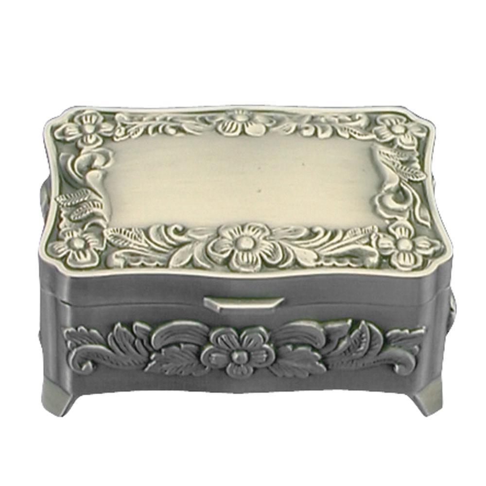 Køb Nordahl Andersen - FORTINNET SMYKKESKRIN M/BLOMSTER - Model: 154-73493 hos Guldsmed Smeds