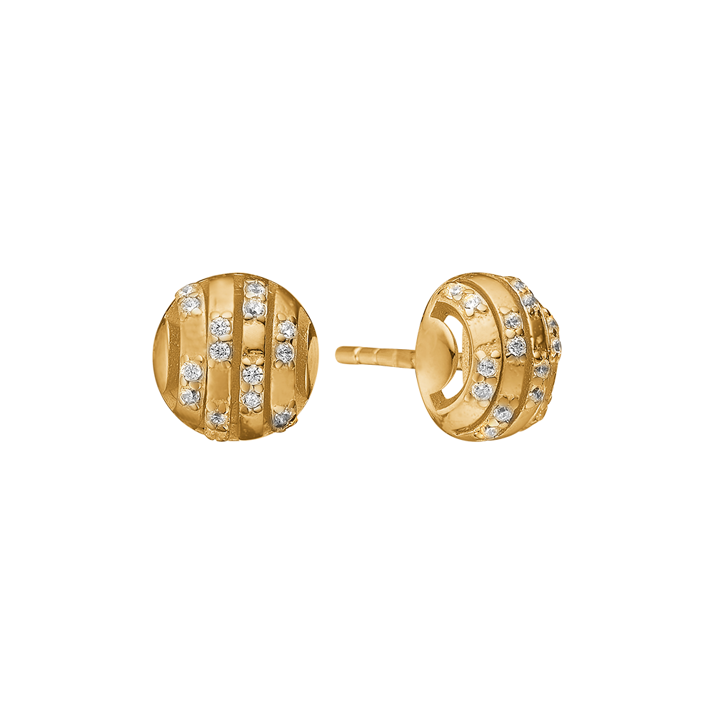 Køb Aagaard - Ørestikker, 14k guld m/32 cz - Model: 1671-G14-02 hos Guldsmed Smeds