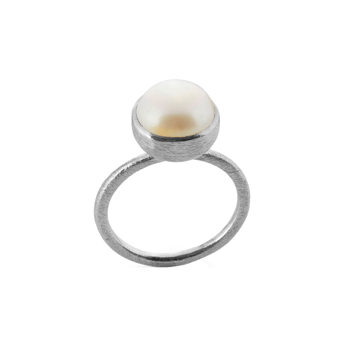 Køb Susanne Friis Bjørner - Ring sølv m. 10mm fvp - Modelnr.: SFB-1678-1-900 hos Guldsmed Smeds