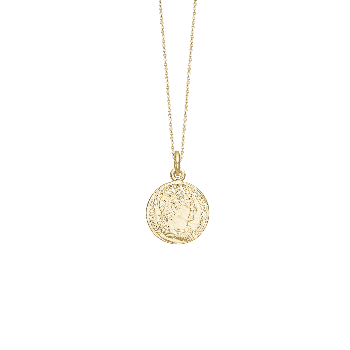 Aagaard - Halskæde forgyldt "Lucky Coin" - Model: 1680-S-G62-45