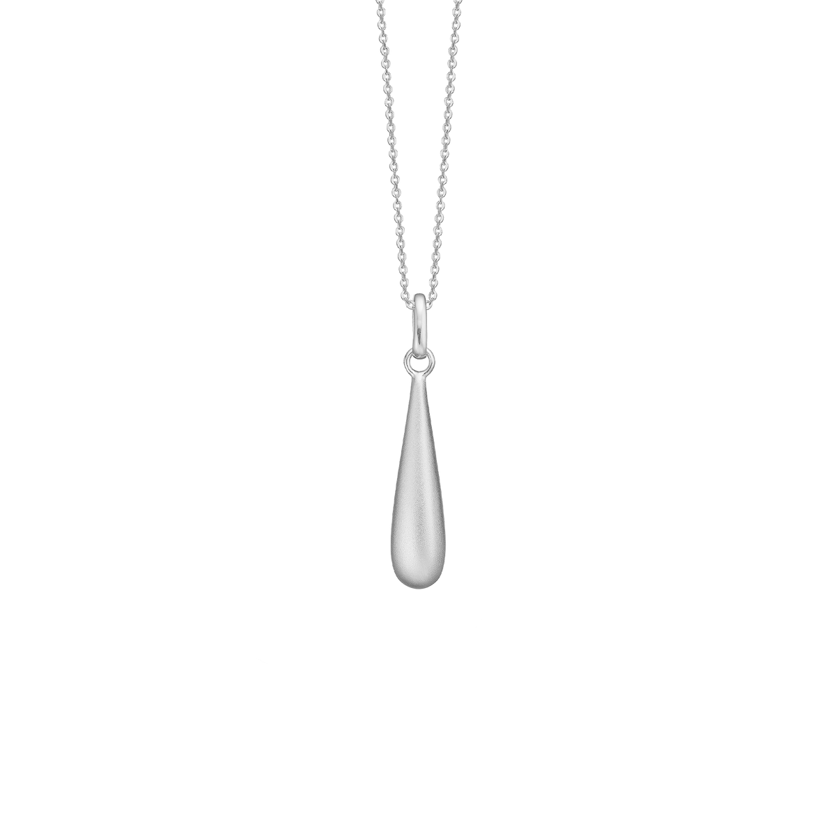 Aagaard - Halskæde sølv "Drops Sandblast" - Model: 1680-S-S69-45
