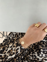 Jeberg Jewellery - Forgyldt Lucy armbånd - Model: 4530-G