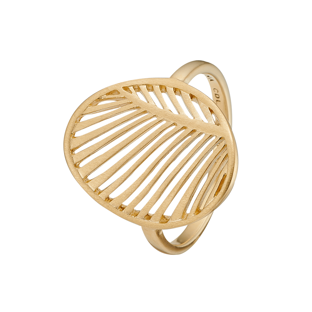 Køb Christina Jewelry & watches - Forgyldt sølv ring, My Special Palm - Modelnr: 800-2.23.B hos Guldsmed Smeds