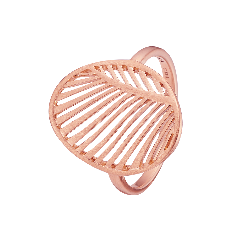 Køb Christina Jewelry & watches - Rosa forgyldt sølv ring, My Special Palm - Modelnr: 800-2.23.C hos Guldsmed Smeds