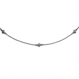 Køb SPIRIT ICONS - BLOCK , ARMBÅND I SORT RHODINERET SØLV - MODEL: 20143 hos Guldsmed Smeds