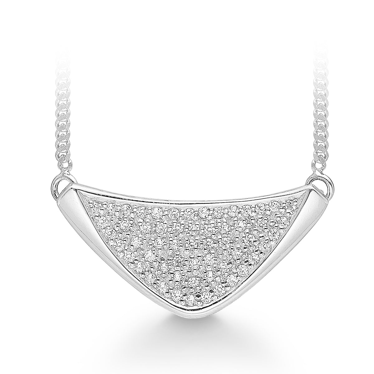 Køb Aagaard - RHOD. SØLV COLLIER M/SY.ZIRCONIA 42CM - Modelnr.: 21321462-42 hos Guldsmed Smeds