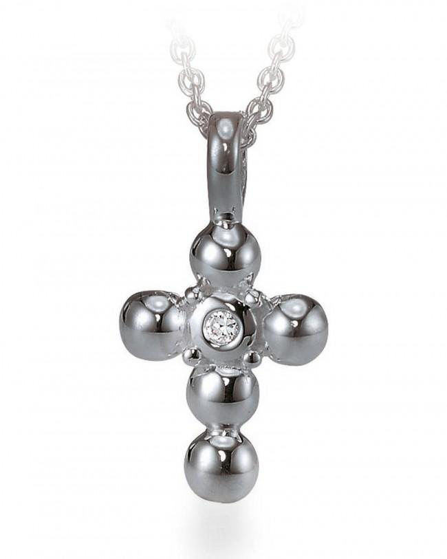 Køb Aagaard - OXYD. SØLV COLLIER M/SY.ZIRCONIA - Modelnr.: 22321537-42 hos Guldsmed Smeds