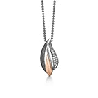 Køb Aagaard - OXYD. SØLV COLLIER M/SY.ZIRCONIA+ROSA FO - Modelnr.: 22322653-45 hos Guldsmed Smeds