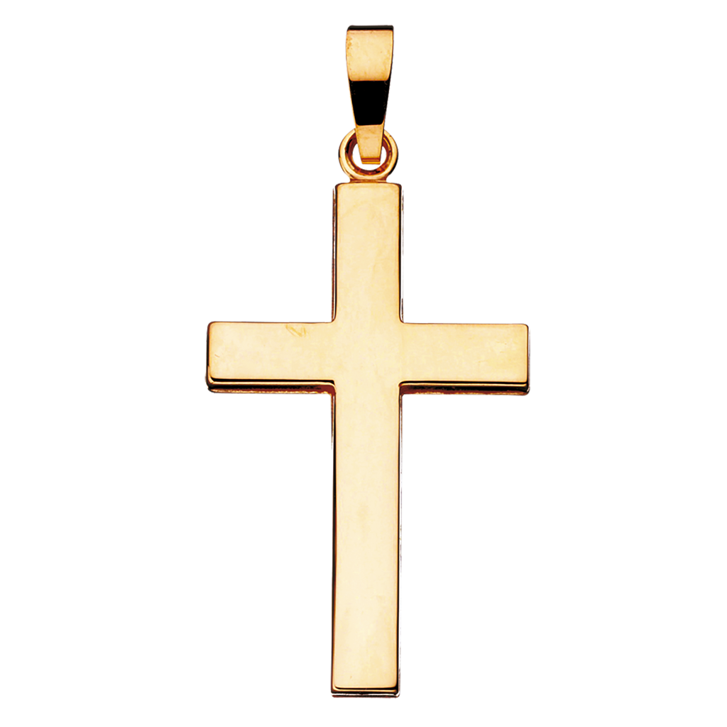 Køb Scrouples - Guld stav kors 31x19 mm 8 kt - Modelnr.: 26403 hos Guldsmed Smeds