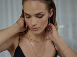 Jeberg Jewellery - Forgyldt "I AM GOLD" perle ørering - Model: 51000