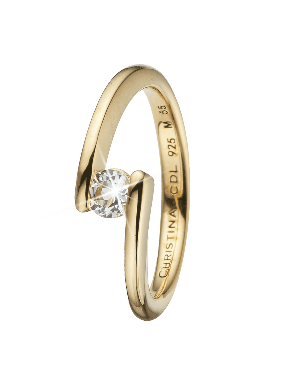 Køb Christina Collect Ring - Supernova, forgyldt sølv - Modelnr: 800-3.14.B hos Guldsmed Smeds