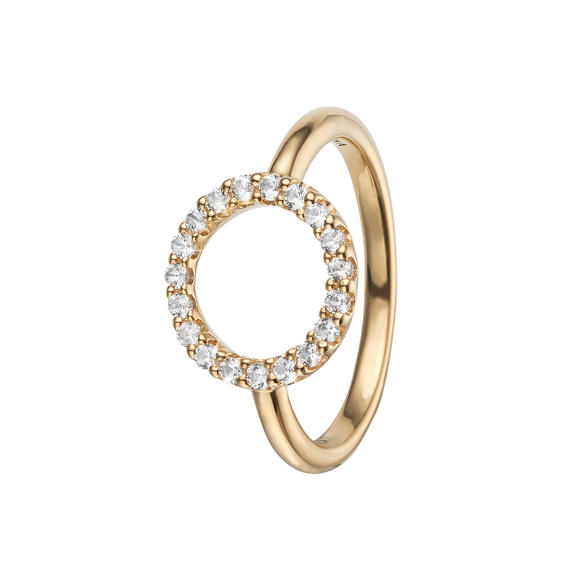 Køb Christina Collect Ring - Topaz Circle, Forgyldt sølv - Modelnr.: 3.20.B hos Guldsmed Smeds
