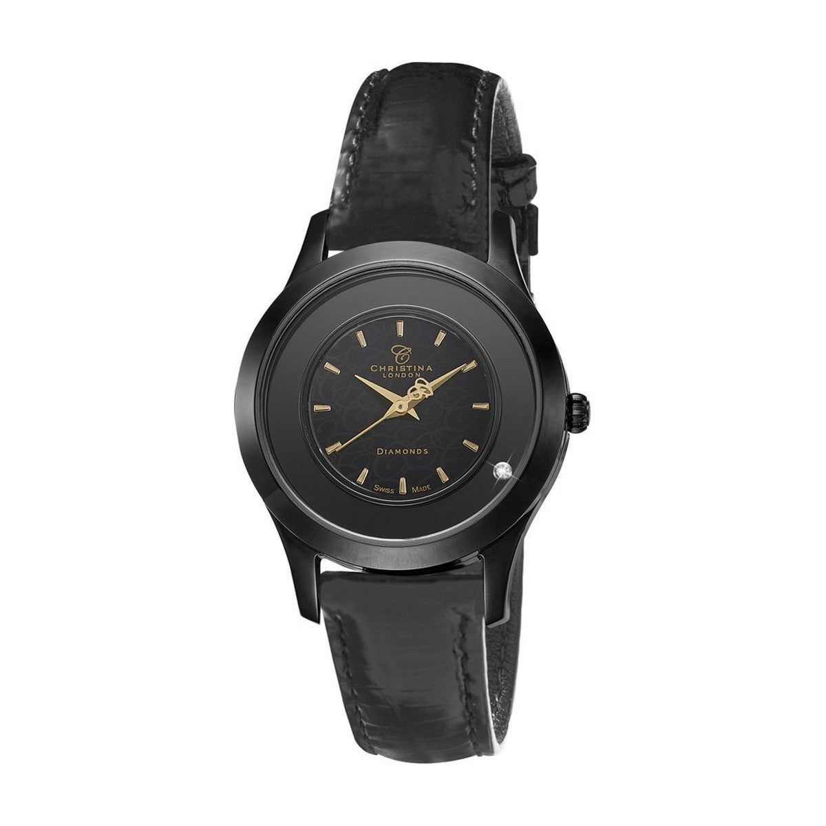Køb Christina Jewelry & Watches - Collect dameur, sort stål, sort skive - Modelnr.: 300BGBLBL hos Guldsmed Smeds