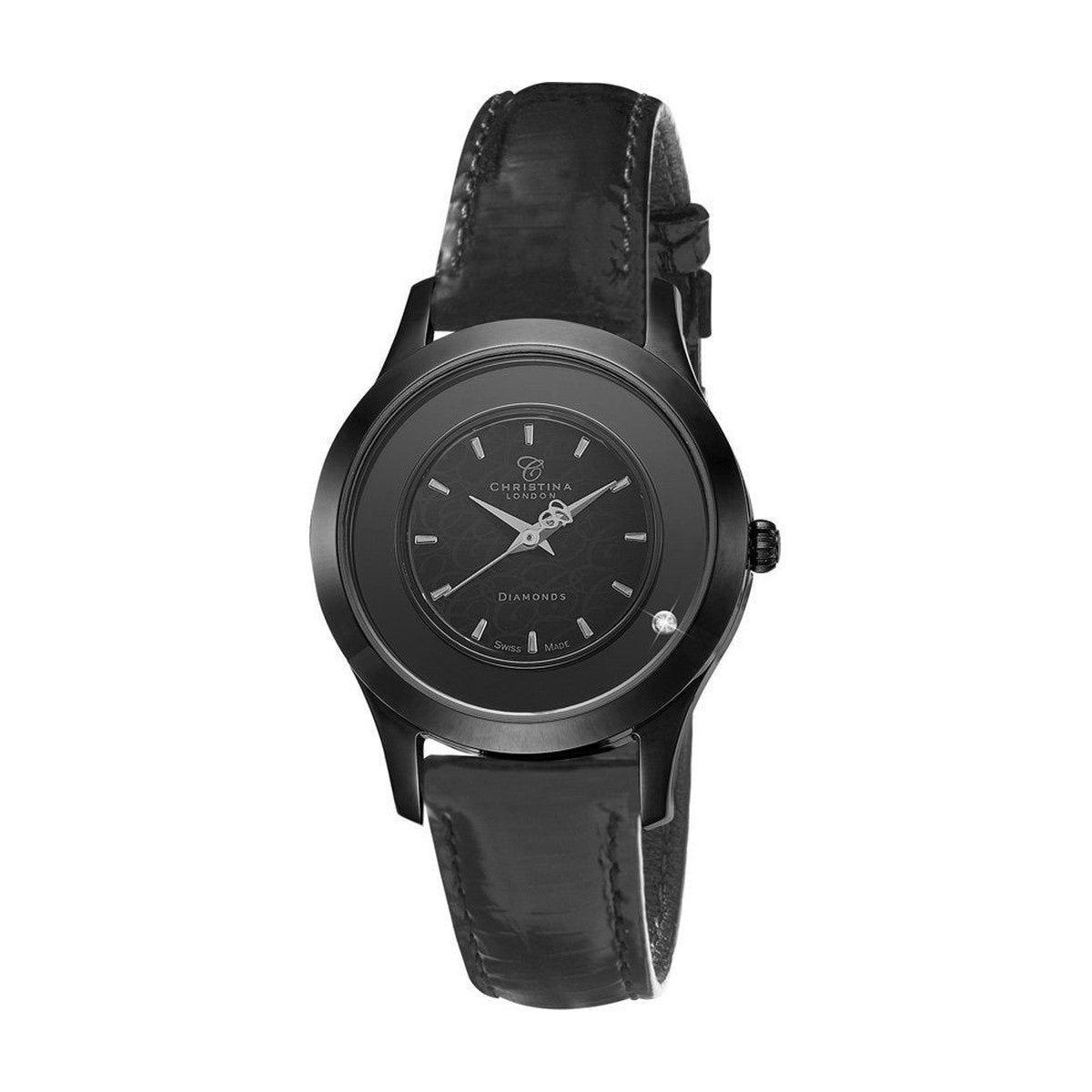 Køb Christina Jewelry & Watches - Collect dameur, sort stål, sort skive - Modelnr.: 300BSBLBL hos Guldsmed Smeds
