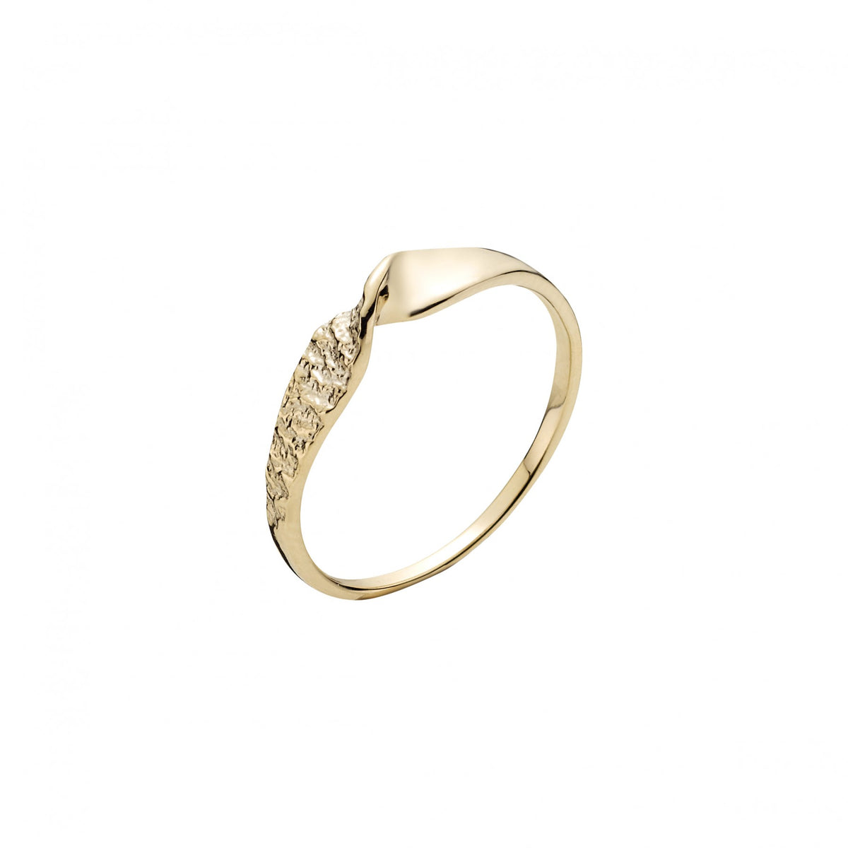 Lund Copenhagen - Ring i 8 kt med blank og mat overflade - Model: 3071246