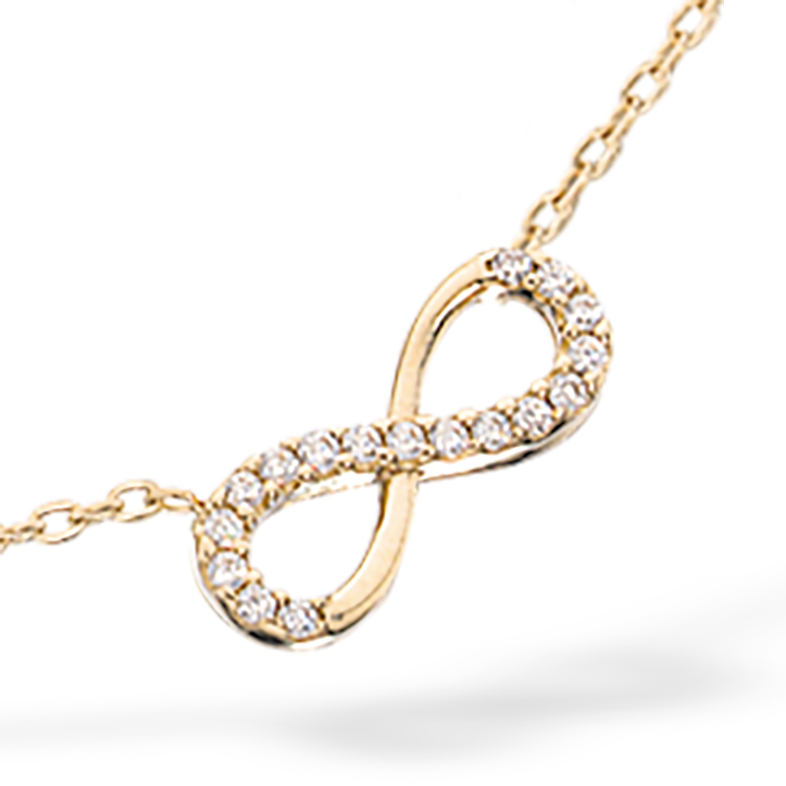 Køb Scrouples - Armbånd 8 kt. uendelighedstegn - Model nr.: 32963,18 hos Guldsmed Smeds