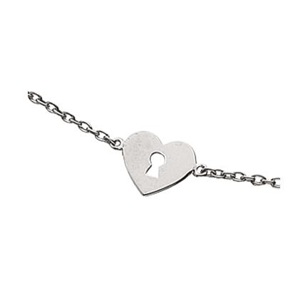 Køb Scrouples - Sølvarmbånd rhod. - WearLove - key to my heart - Modelnr.: 35462.18 hos Guldsmed Smeds