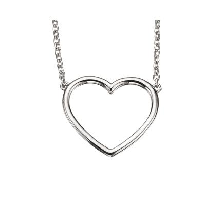 Køb Scrouples - Sølvkæde rhod - WearLove - åben hjerte - Modelnr.: 35522.42 hos Guldsmed Smeds
