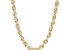 Lund of Copenhagen - 9 kt snoet/rustikt collier - Model: 3921446