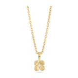 Jeberg Jewellery - Forgyldt Hortensia halskæde med diamant - Model: 40070-G