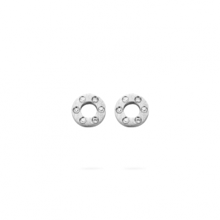 Køb SPIRIT ICONS - WHEEL , ØRESTIK I SØLV MED ZIRKON - MODEL: 40031 hos Guldsmed Smeds