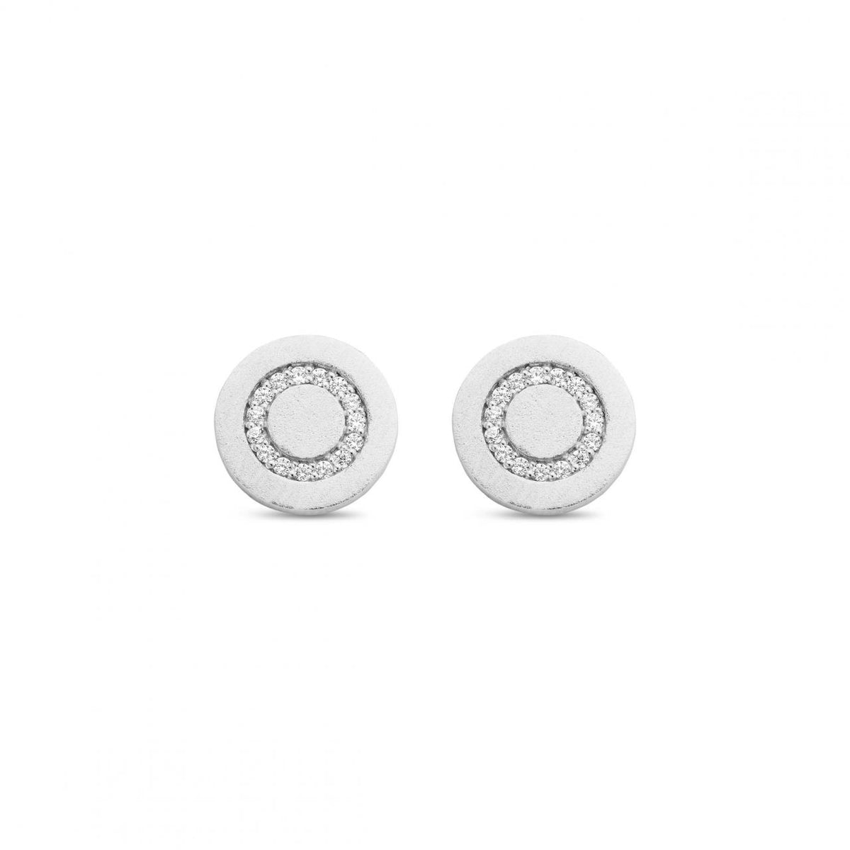 Køb SPIRIT ICONS - IRIS , ØRESTIK I SØLV MED ZIRKON - MODEL: 40091 hos Guldsmed Smeds