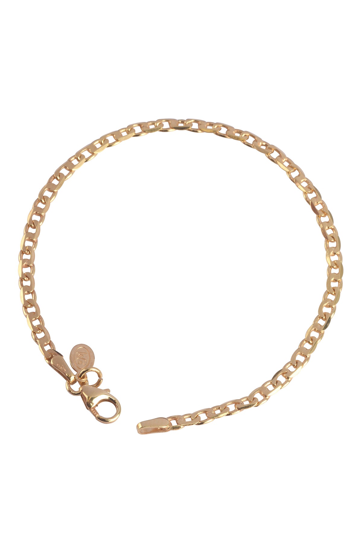 Køb L&G - 8 kt. Guld armbånd med åbne led, 17 cm - Modelnr: 406703-17 hos Guldsmed Smeds